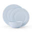 Trellis 12-Pc Bone China Dinnerware Set, Misty Blue, Service For 4