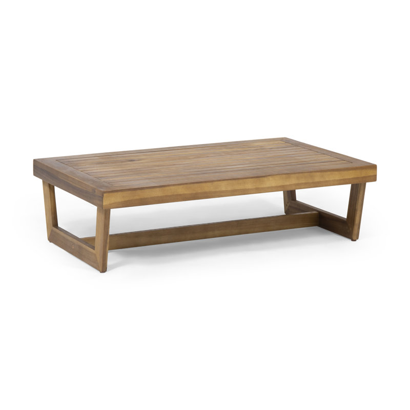 Table basse Louise, Teck
