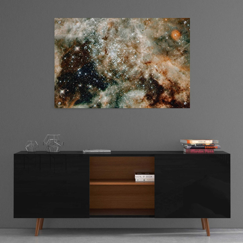 «30 Doradus», art mural en verre acrylique télescope Hubble, H 24 po x l 36 po x P 0,12 po