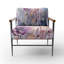 Fauteuil contemporain tapissier, chaise d'appoint Botanical Abstract-1577395299