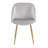 Terrance 18.5" Velvet Upholstered Parson Chairs with Pattern Seat Back-1076637478