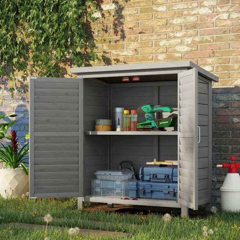 Galvanised Steel Basic Storage System, Grey
