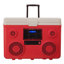 KoolMAX 40 pte Glacière à roues rouges, système de sonorisation Bluetooth et centrale électrique-133735816