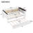 Twin Size White Wood Daybed with Storage, Upholstered Backrest, USB & Trundle-1655003876