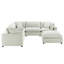 Canapé modulaire 6 pièces Caylie - Ivoire-1645572020