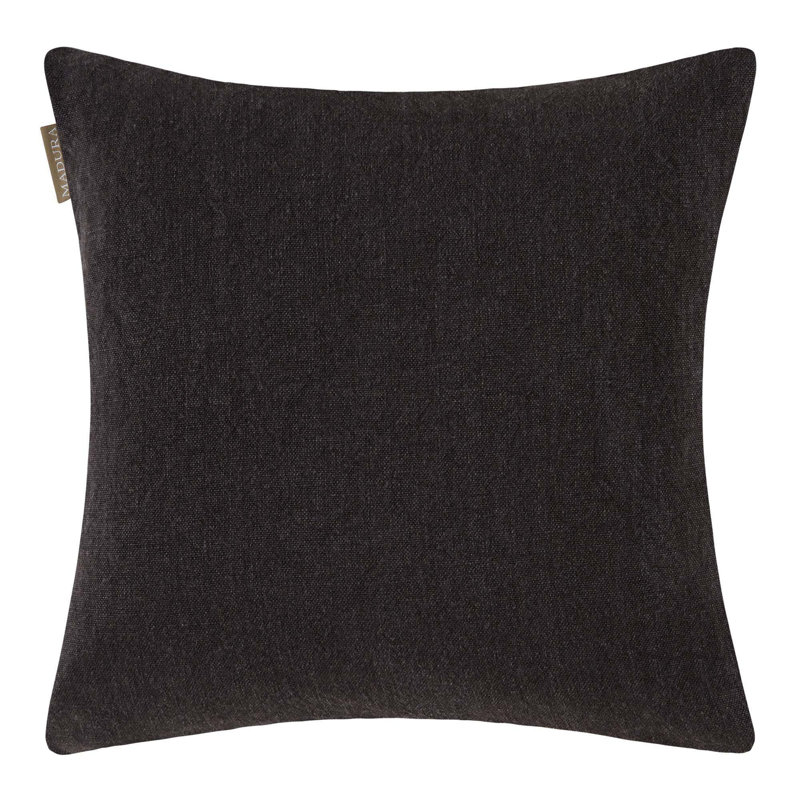 Nino Square Cushion Cover, Anthracite