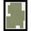 «Green Geometric Form» par Osyrus, impression sur bois encadrée-117266384-117266383