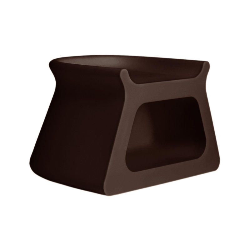 Table basse pal en plastique, Bronze