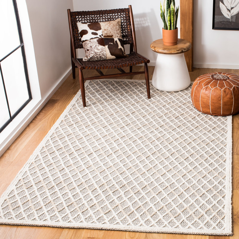 Giraldo Hand Tufted Performance Geometric Rug, Rectangle 8' x 10'