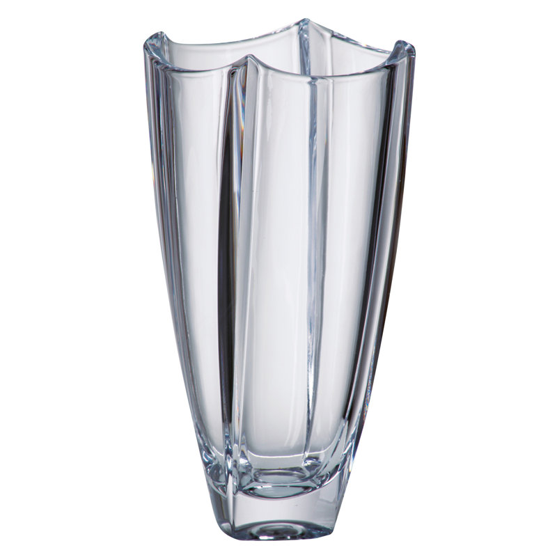 Vase de table Crystalline, H 12 po x l 5,75 po x P 5,75 po
