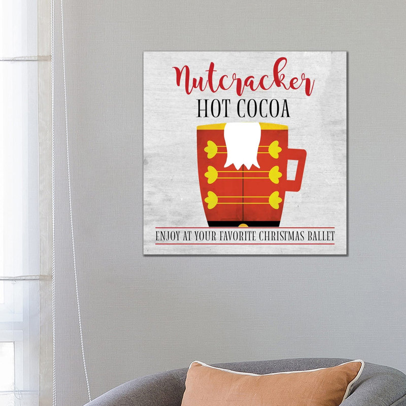 Nutcracker Hot Cocoa by Anna Quach - Wrapped Canvas Print, 66.04cm H x 66.04cm W