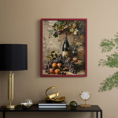 Reproduction encadrée FLORAL Series DCC XXXVI - bois massif
