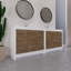 Ensemble de meuble-lavabo double 84 po 84 po-1364027157