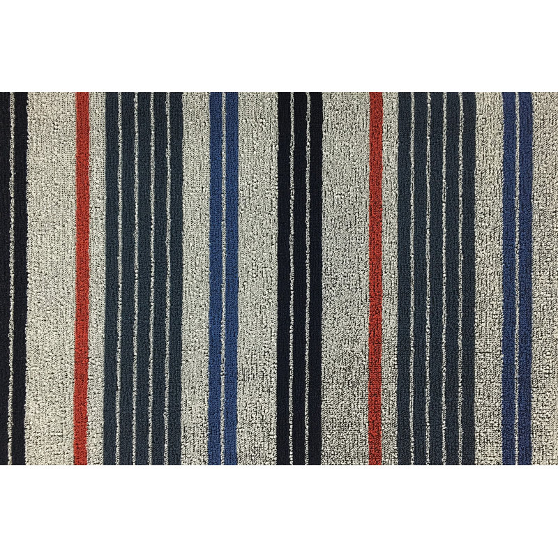 Striped Indoor / Outdoor Doormat, Montauk, Rectangle 61 x 91cm
