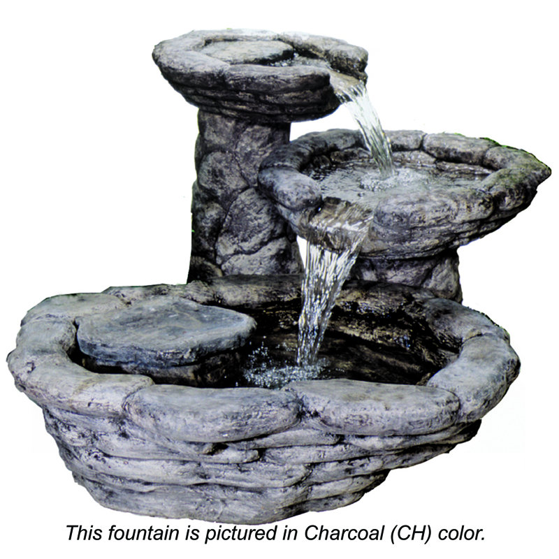 Cascade Fountain, Charcoal