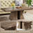47-Inch Rectangular Wood Coffee Table-113988950