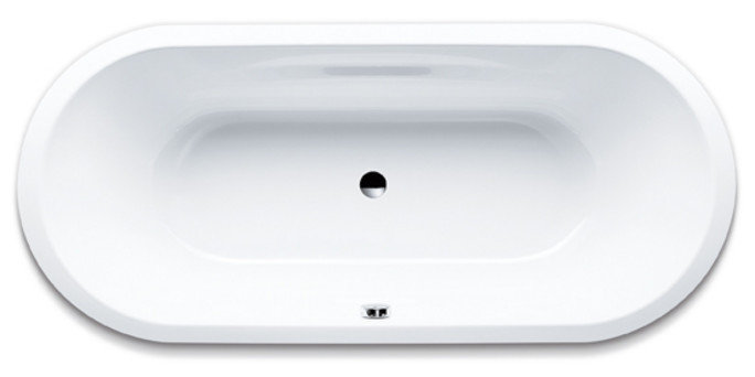 Vaio Duo 70.87'' x 31.5'' Freestanding Soaking Steel Bathtub