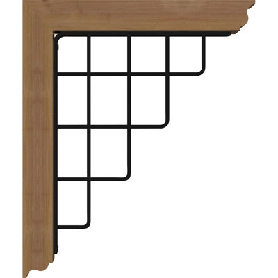 Diane 4" Single Brace Ironcrest Bracket