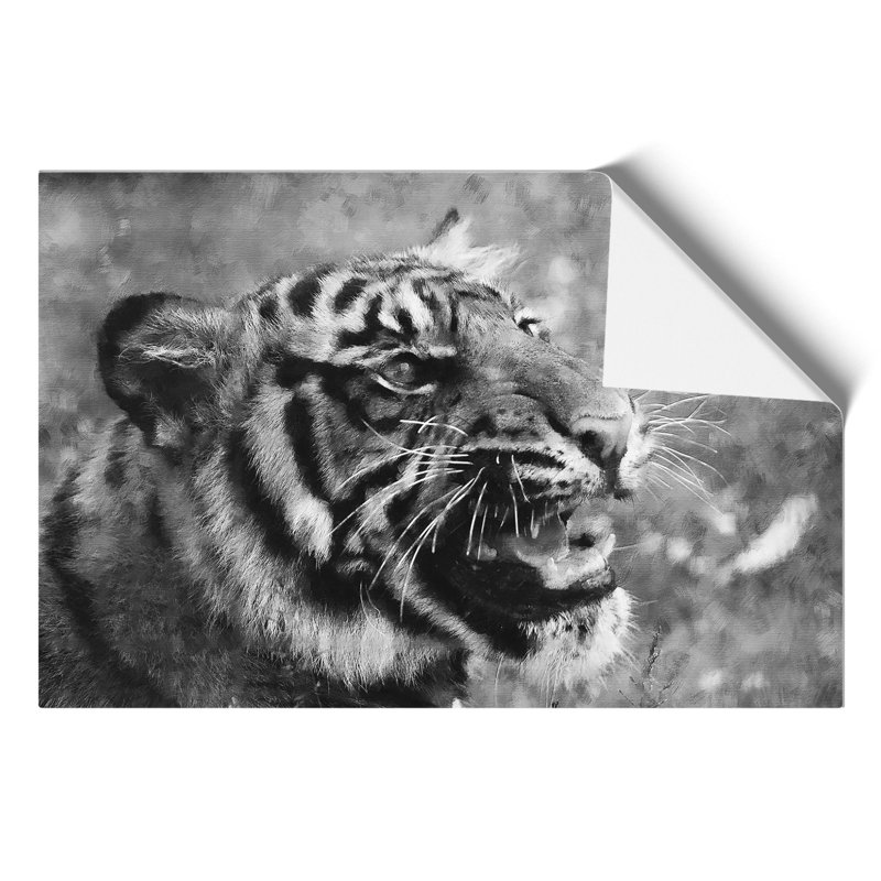 Tiger Painting - Frameless Print, 30cm H x 42cm W x 0.1cm D