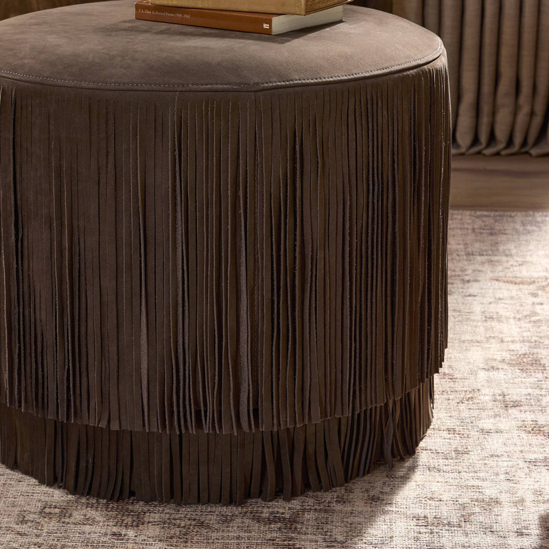 Rooney Ottoman, Nubuck Cigar