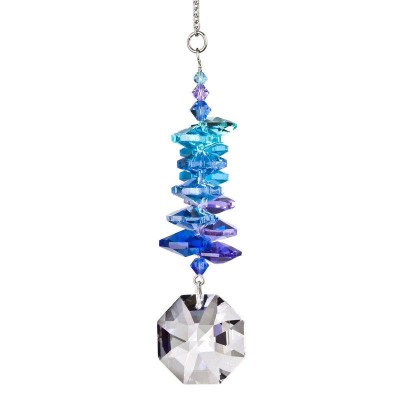 Cascade de glace en cristal octogone, Clair de lune