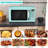 0.9 Cu.Ft Retro Countertop Compact Microwave Oven