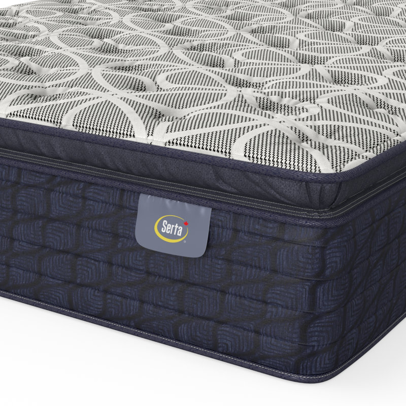 Matelas à plateau-coussin moelleux 14,5 po Serta Clarks Hill Elite II, Lit simple