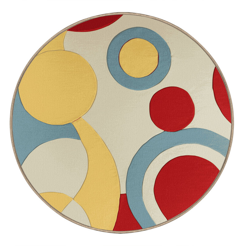 Jolly Jiggle Rug, Round 3'
