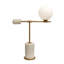 Lampe de table moderne en marbre brossé Bianca