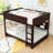 Queen Over Queen Bunk Bed With Storage Cabinets And USB-322839869
