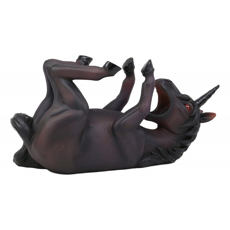 Lilya Elixir of Doom Macabre Unicorn 1 Bottle Tabletop Wine Bottle Rack