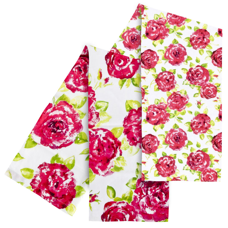 Cotton Tea Towel Kitchen Towel, White