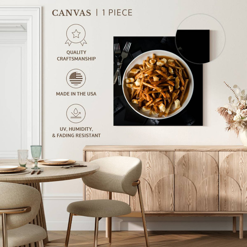Yarlin Poutine Plate, 16'' H x 16'' W