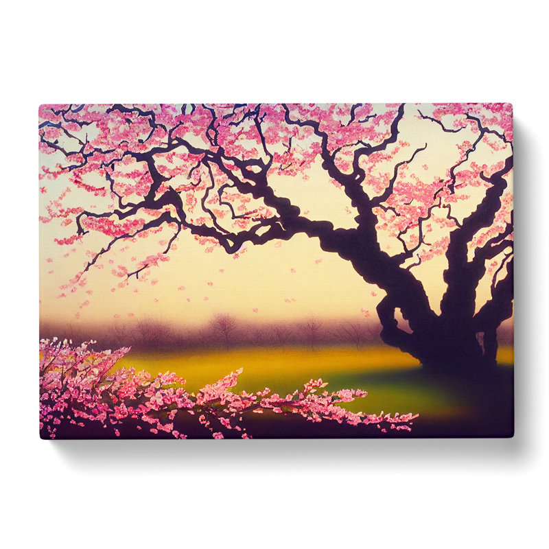 Marvellous Cherry Blossom Trees - Wrapped Canvas, 35cm H x 50cm W x 3cm D