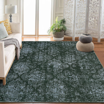 Tapis à motif floral bohème Boho