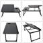 Table de lit pliable pour ordinateur portable avec porte-gobelet