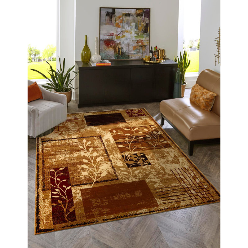 Floral Area Rug, Rectangle 238.8cm x 304.8cm