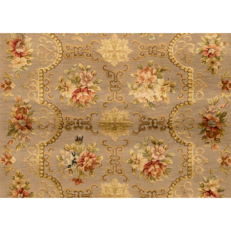 High-Quality Hand-Knotted Oyster Area Rug