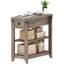 Ensemble de 2 tables de bout avec station de charge et rangement-102342025