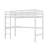 Twin Elevated Rubber Wood Loft Bed, Complete With Safety Guardrail, Integrated Desk, Ladder-1831519186