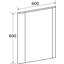 Stibbington Wood Flat Wall Mirror-36814136