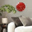 Horloge murale moderne en verre 12 po