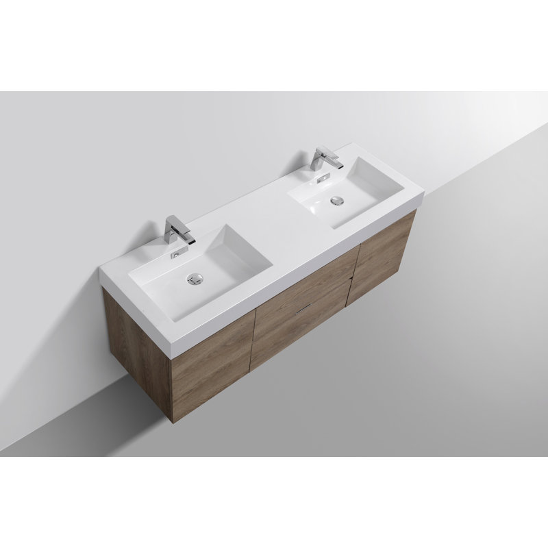 Ensemble de meuble-lavabo double 59 po Parsonage