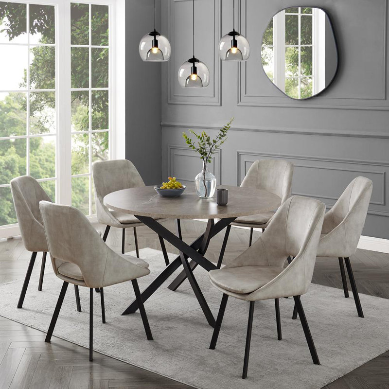 Copemish 6 - Person Dining Set, Ivory
