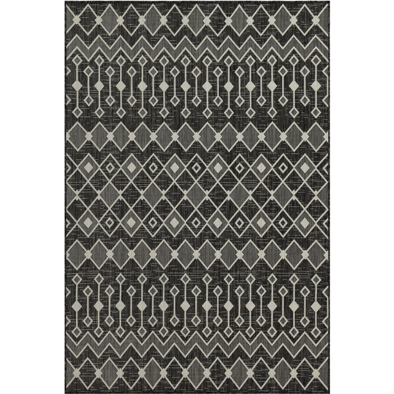 Sunshine Entry Area Carpet - Anthracite 2'7" X 7'3" Polypropylene For Clean Entrance Fashionable Living Mat 2.7 Ft. 7.3 Durability