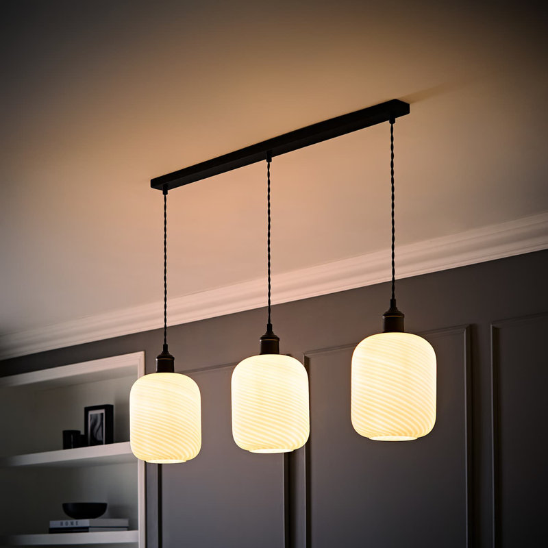 Alisabeth 3 - Light Pendant, Matte Black