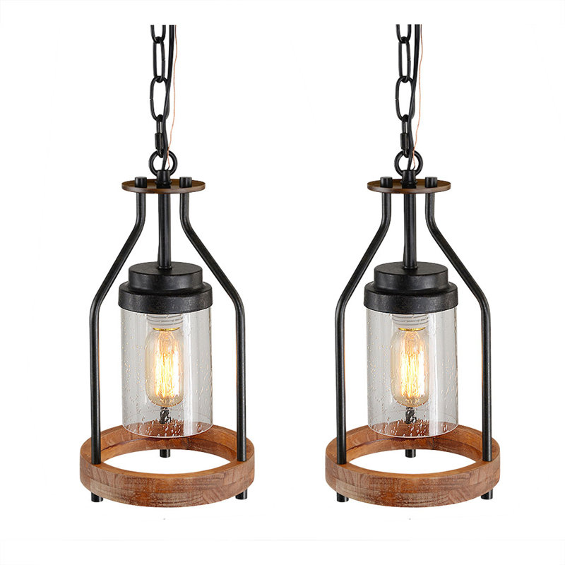 1 - Light Matte Black Unique/Statement Pendant