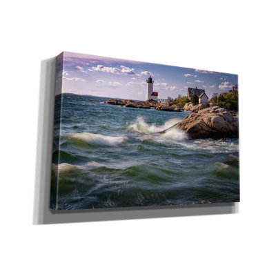 «Spring Af Après At Annisquam Lighthouse» par Rick Berk, art mural sur toile