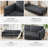 Hansfried 83.8'' Upholstered Convertible futon Sofa bed-192022324