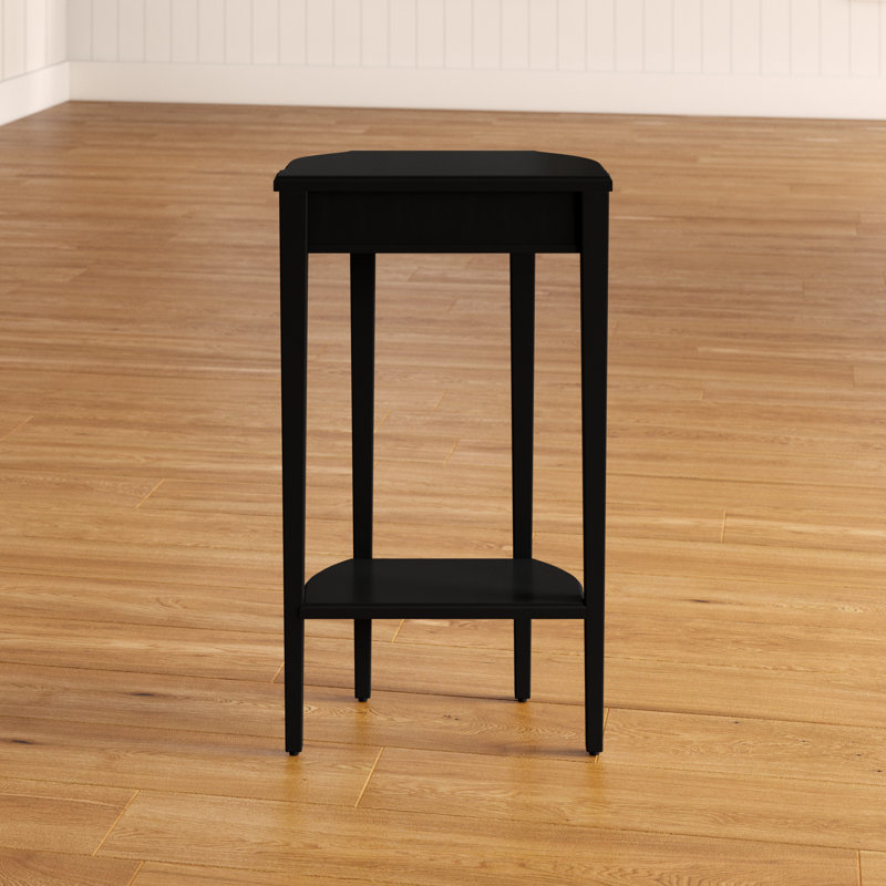 Dalzell 17.5" Console Table, Black Licorice